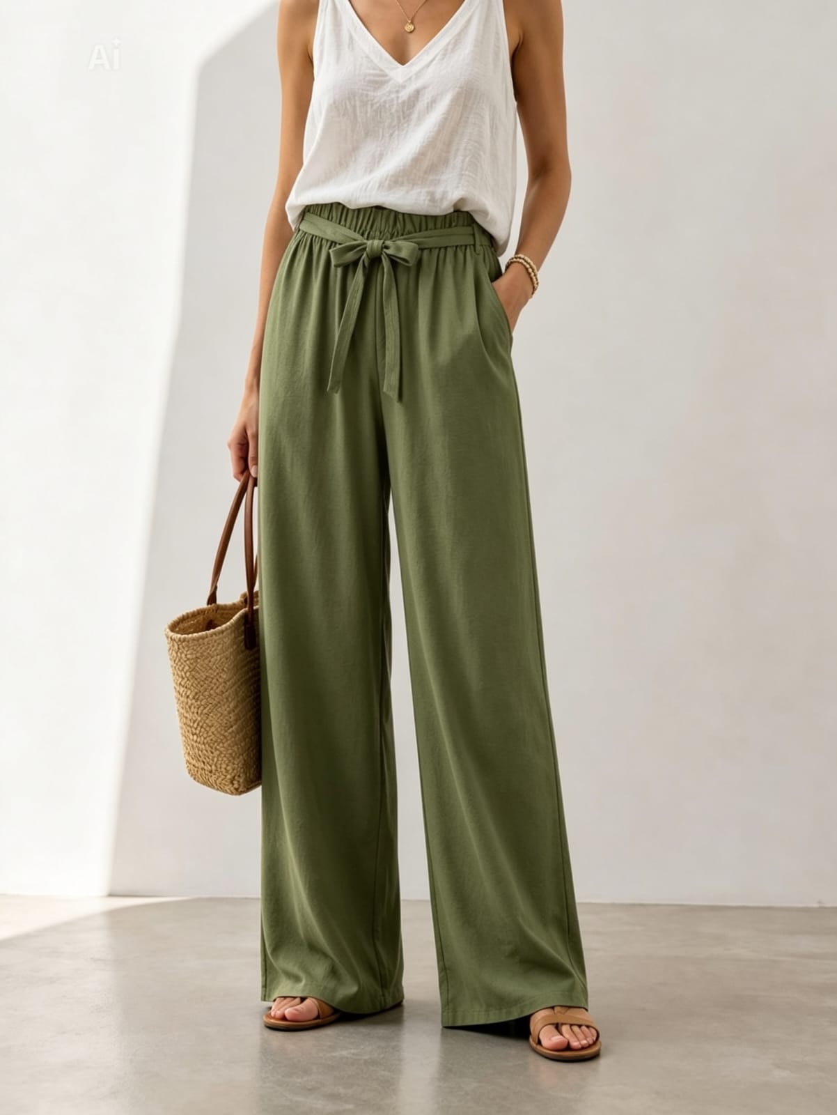 Pantalone fiocco