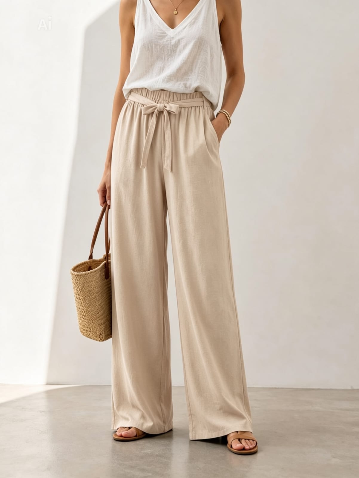 Pantalone fiocco