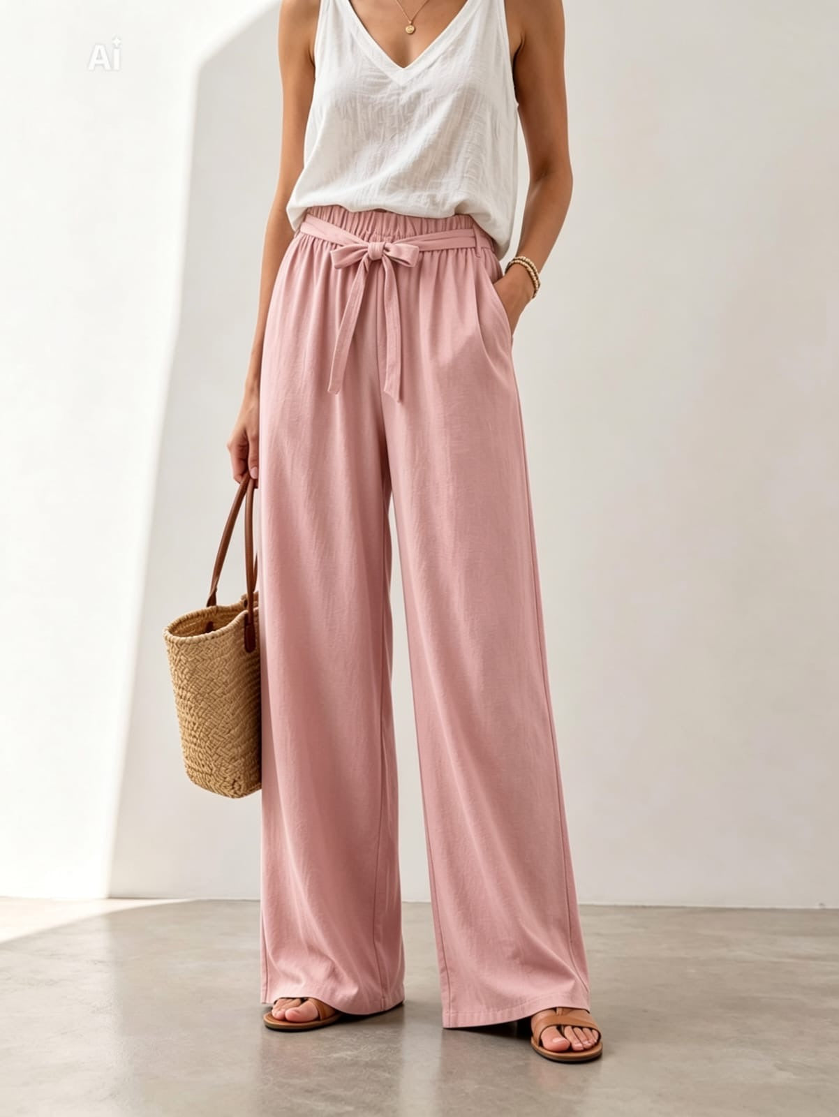 Pantalone fiocco